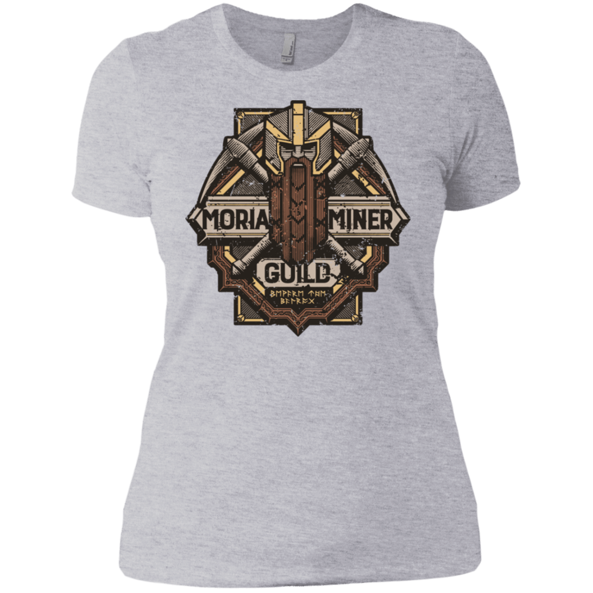 T-Shirts Heather Grey / X-Small Moria Miner Guild Women's Premium T-Shirt