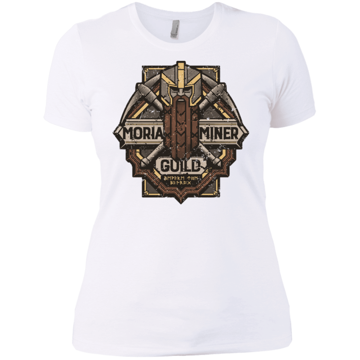 T-Shirts White / X-Small Moria Miner Guild Women's Premium T-Shirt