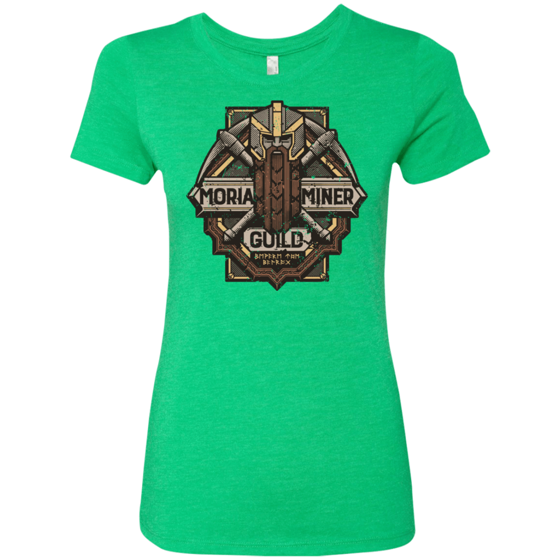 T-Shirts Envy / S Moria Miner Guild Women's Triblend T-Shirt