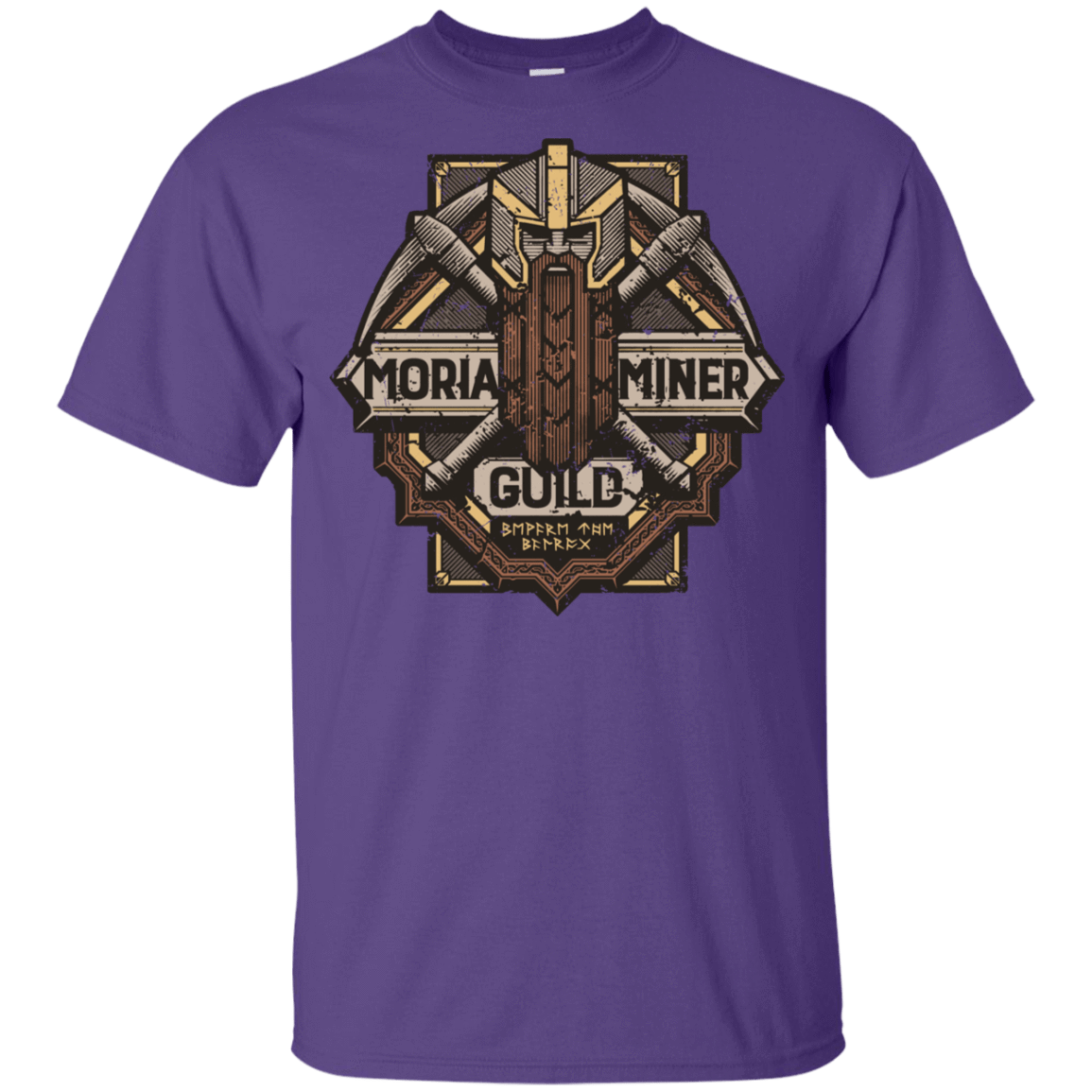 T-Shirts Purple / YXS Moria Miner Guild Youth T-Shirt