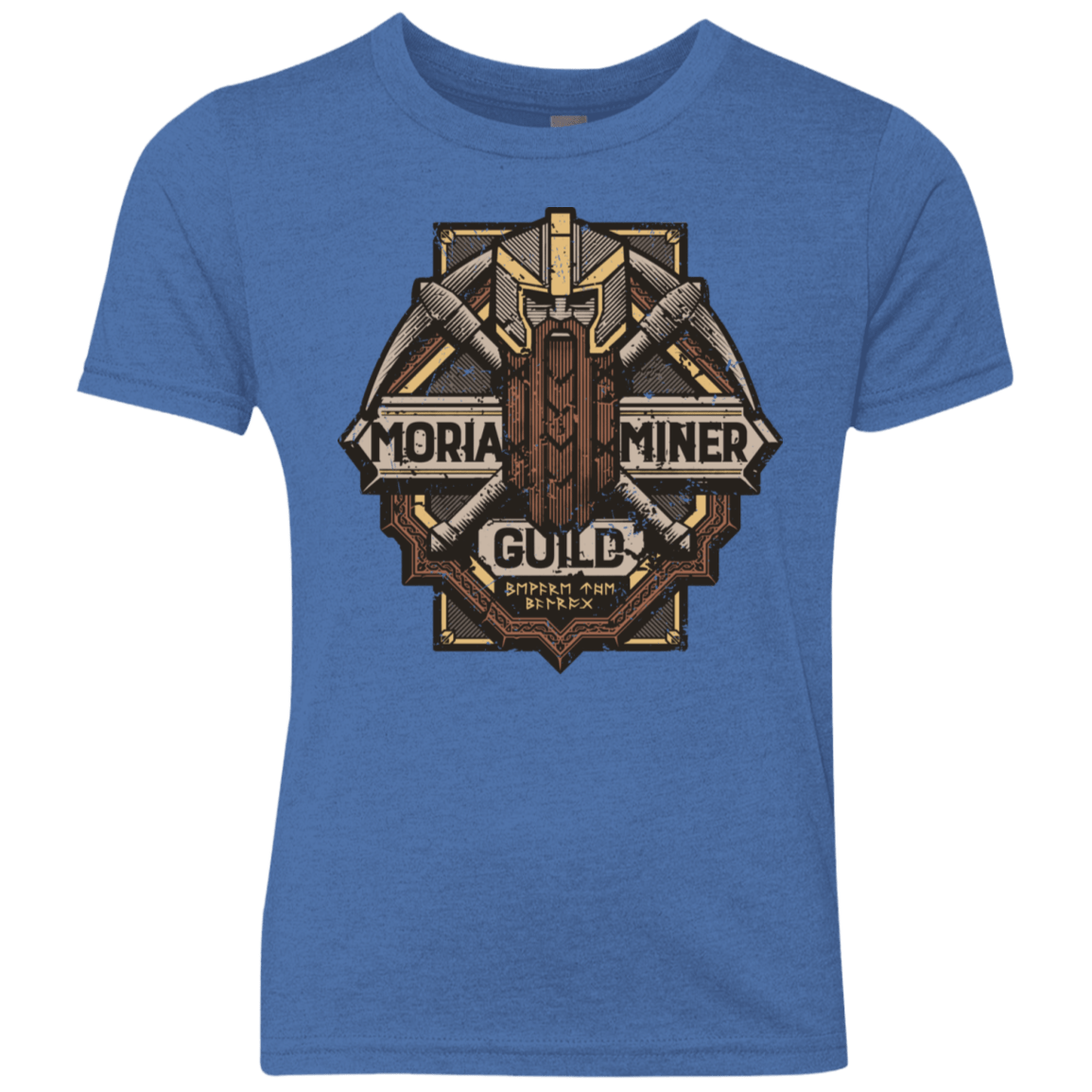 T-Shirts Vintage Royal / YXS Moria Miner Guild Youth Triblend T-Shirt