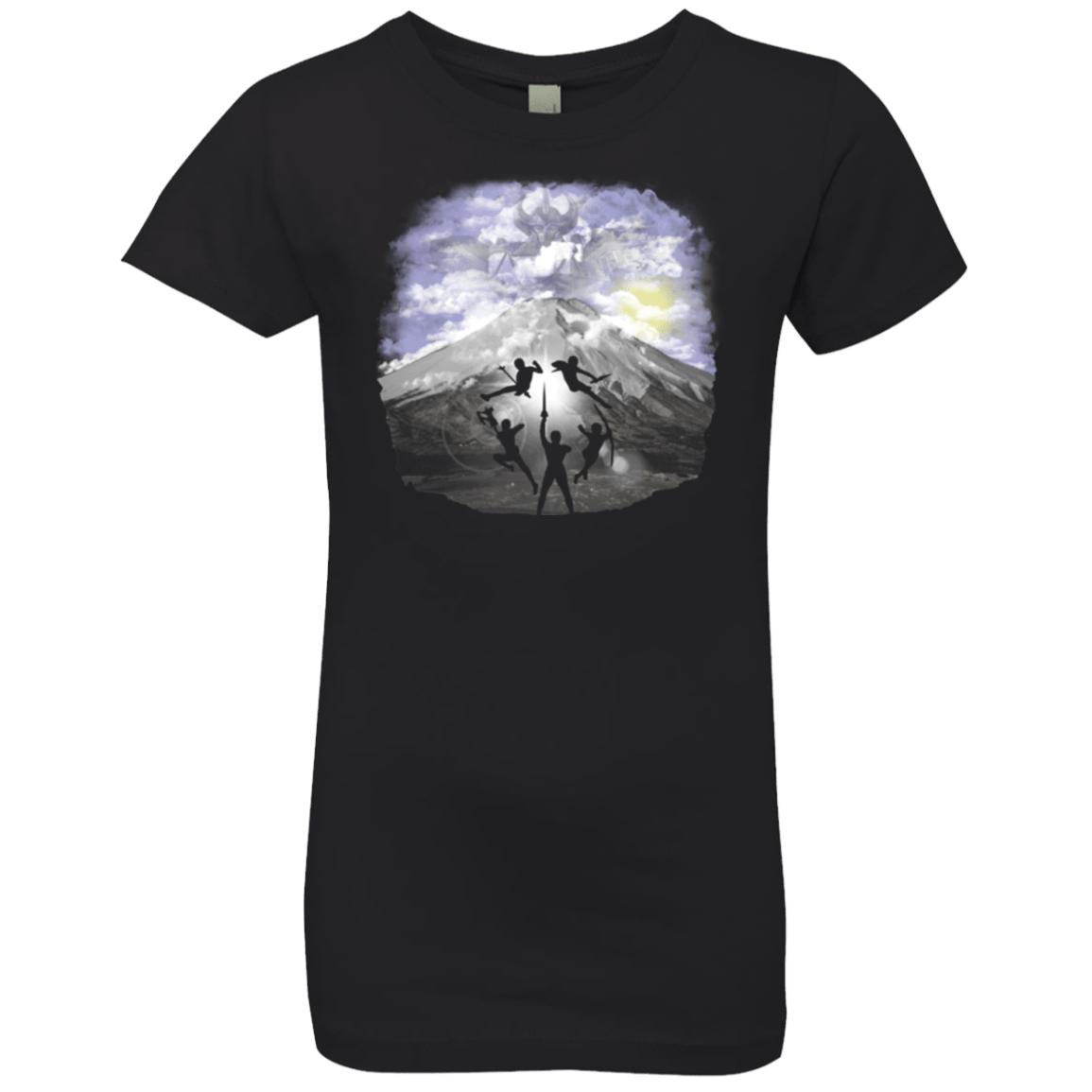 T-Shirts Black / YXS Morphin' and Fightin' Girls Premium T-Shirt