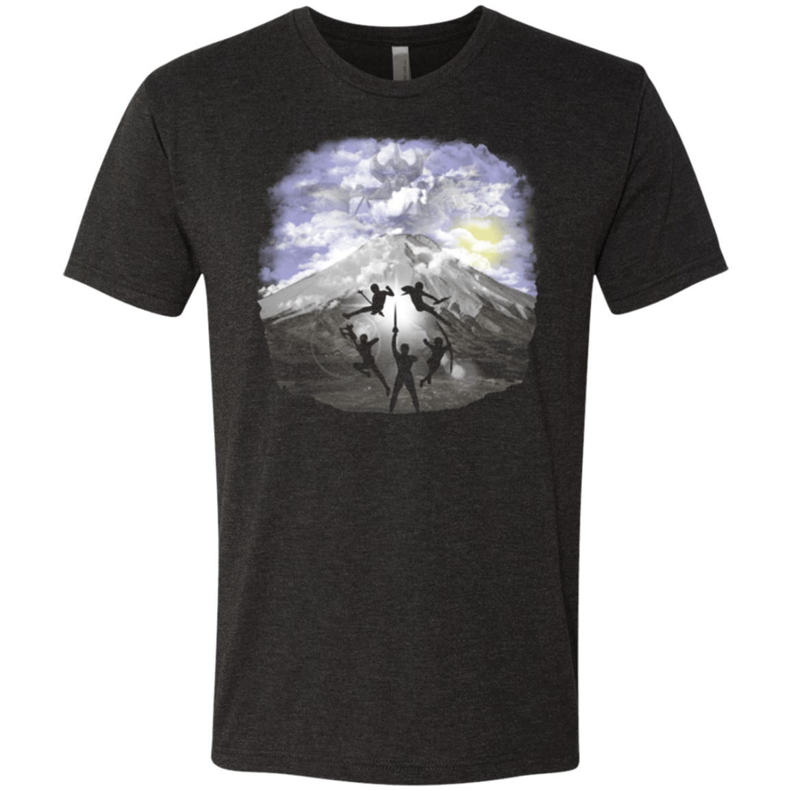 T-Shirts Vintage Black / Small Morphin' and Fightin' Men's Triblend T-Shirt