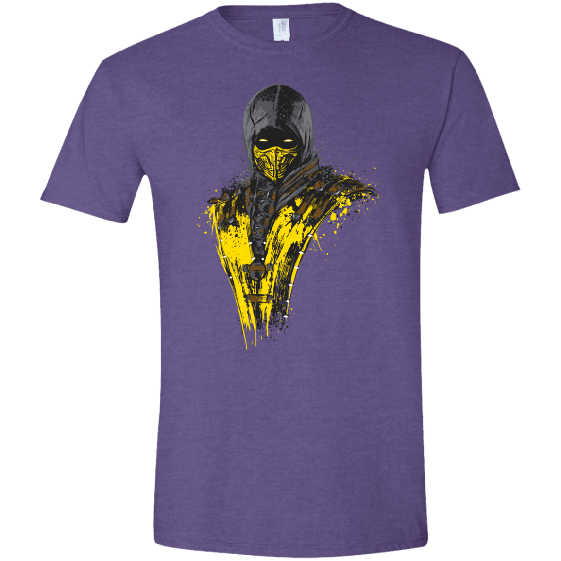 T-Shirts Heather Purple / S Mortal Fire Men's Semi-Fitted Softstyle