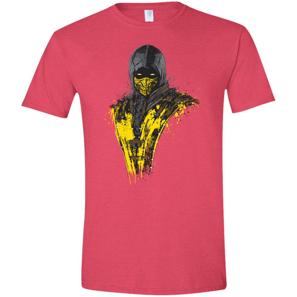 T-Shirts Heather Red / S Mortal Fire Men's Semi-Fitted Softstyle