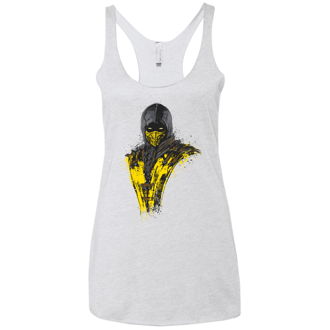 T-Shirts Heather White / X-Small Mortal Fire Women's Triblend Racerback Tank