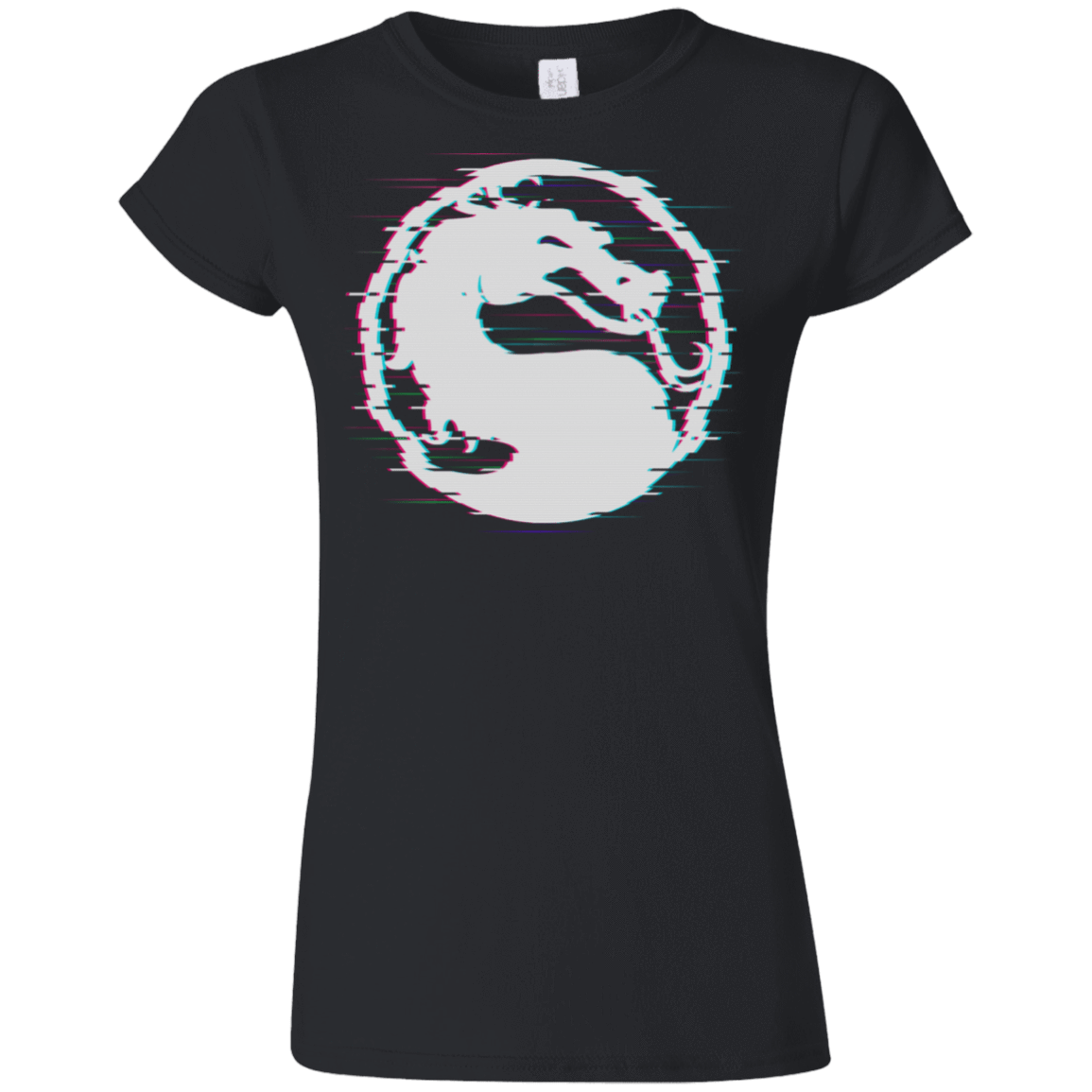 T-Shirts Black / S Mortal Glitch Junior Slimmer-Fit T-Shirt