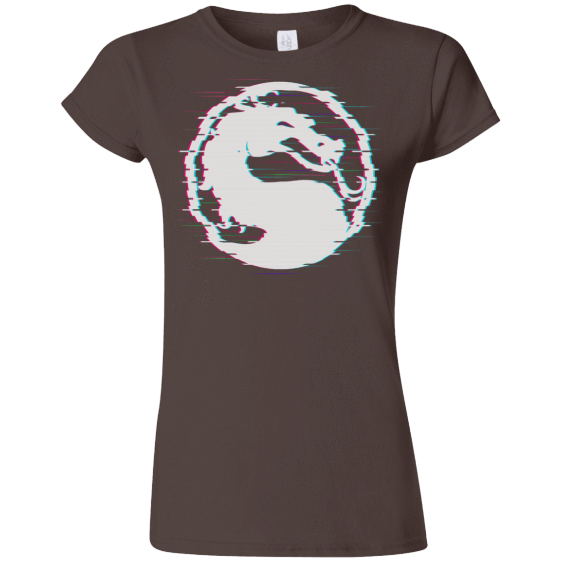 T-Shirts Dark Chocolate / S Mortal Glitch Junior Slimmer-Fit T-Shirt