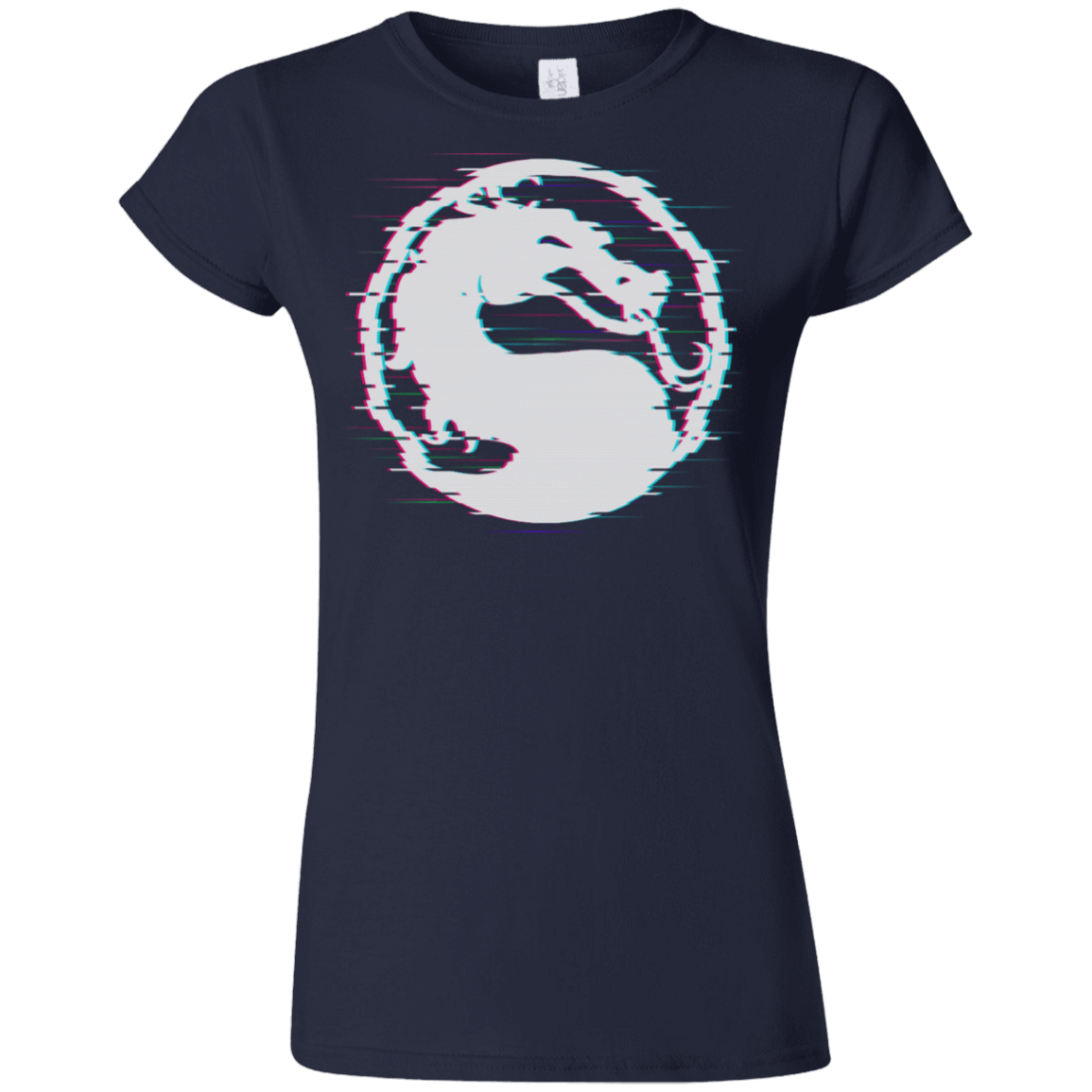 T-Shirts Navy / S Mortal Glitch Junior Slimmer-Fit T-Shirt