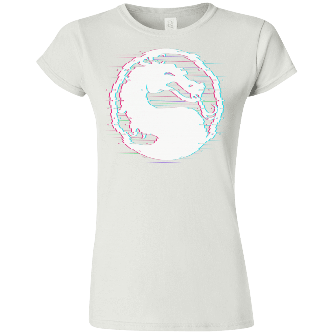 T-Shirts White / S Mortal Glitch Junior Slimmer-Fit T-Shirt