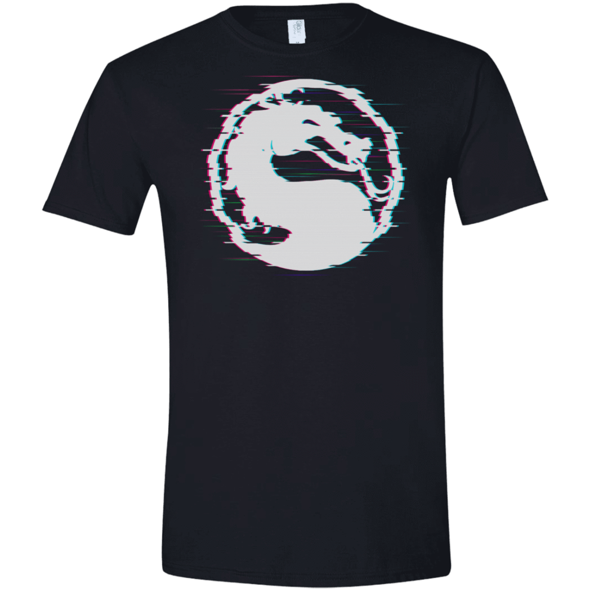 T-Shirts Black / S Mortal Glitch Men's Semi-Fitted Softstyle