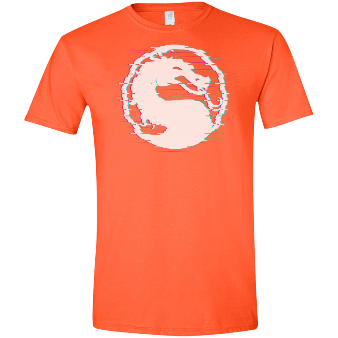 T-Shirts Orange / S Mortal Glitch Men's Semi-Fitted Softstyle