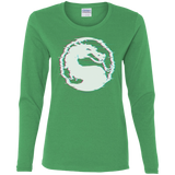 T-Shirts Irish Green / S Mortal Glitch Women's Long Sleeve T-Shirt