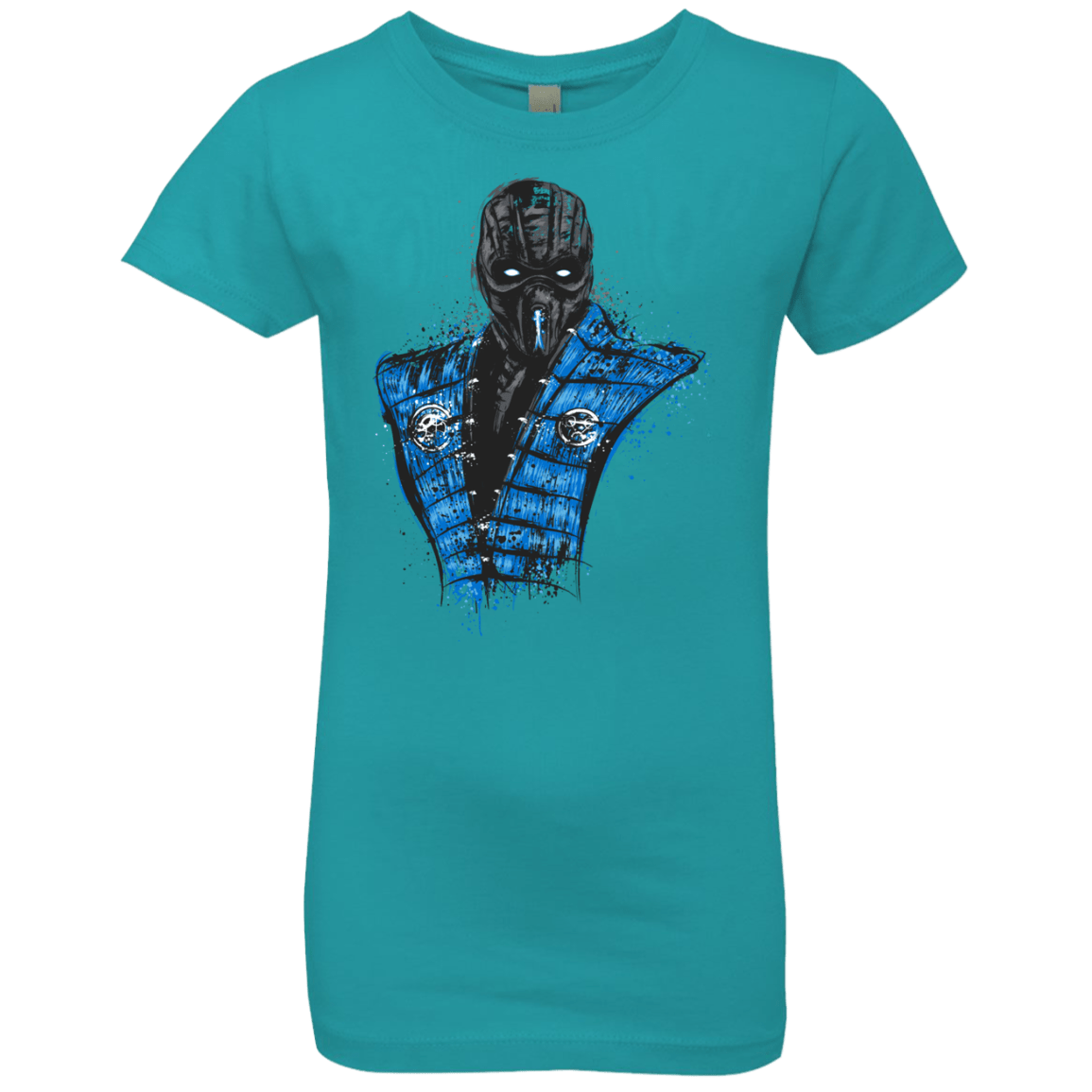 T-Shirts Tahiti Blue / YXS Mortal Ice Girls Premium T-Shirt