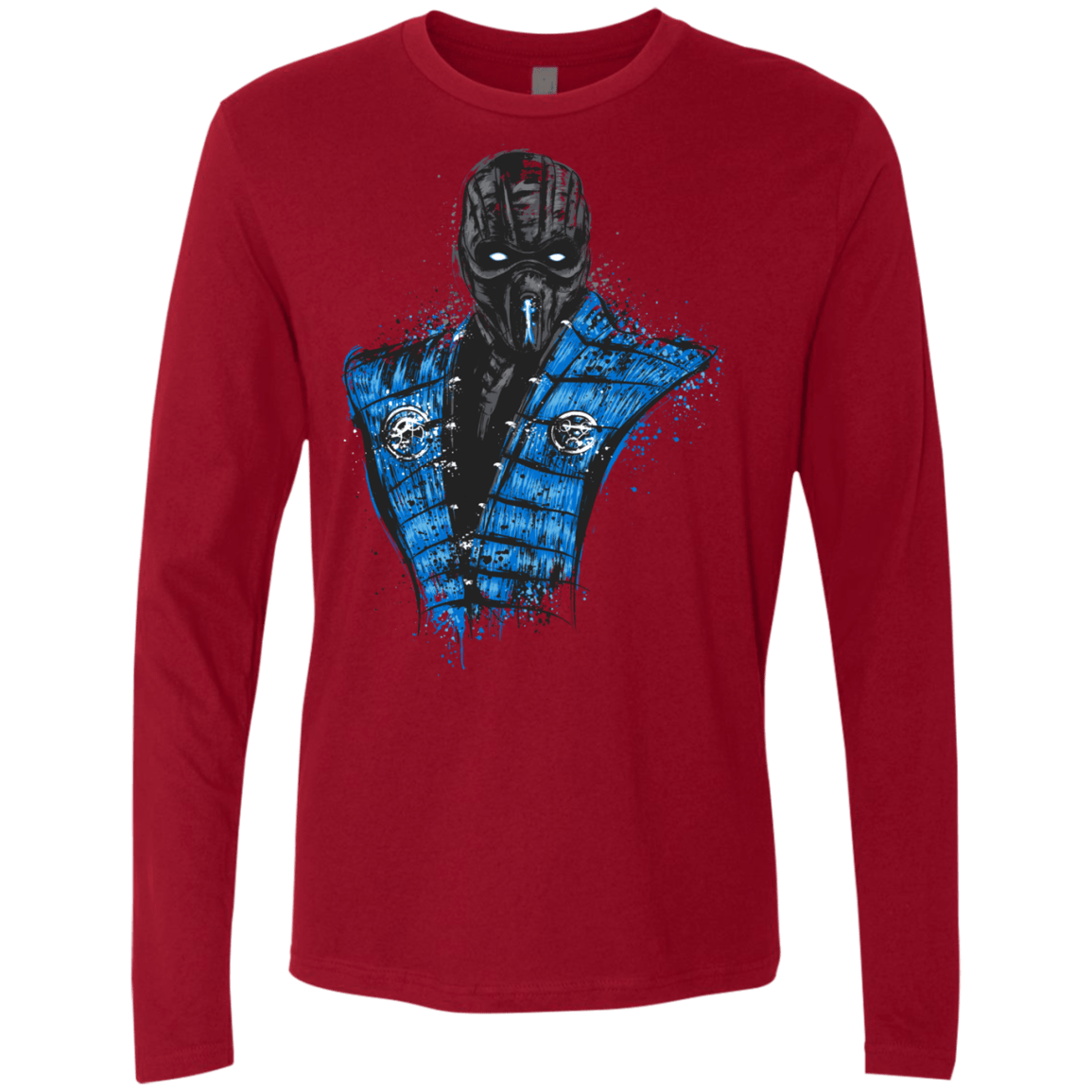 T-Shirts Cardinal / S Mortal Ice Men's Premium Long Sleeve