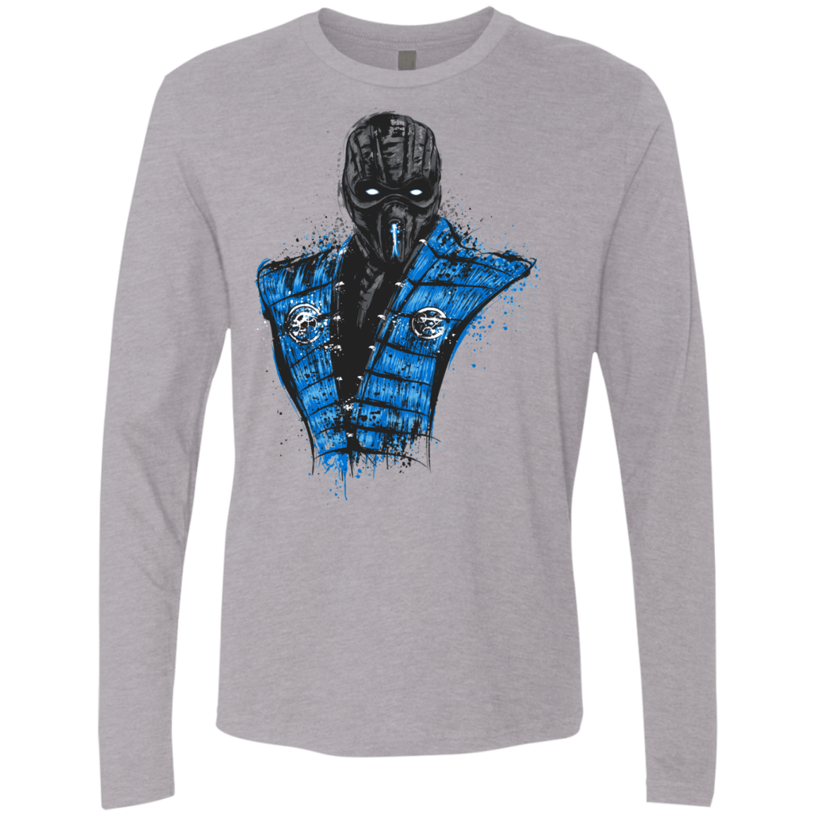 T-Shirts Heather Grey / S Mortal Ice Men's Premium Long Sleeve