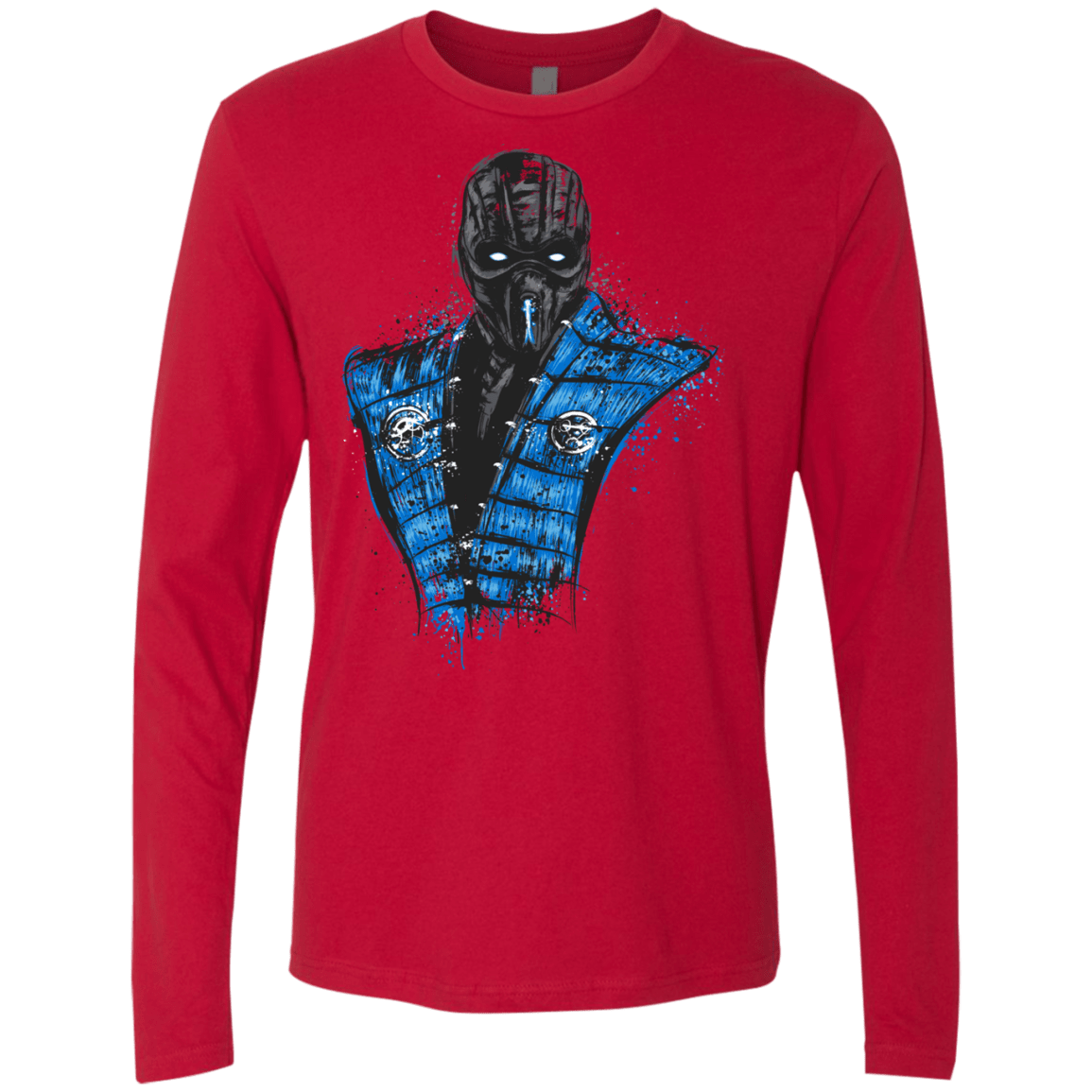 T-Shirts Red / S Mortal Ice Men's Premium Long Sleeve
