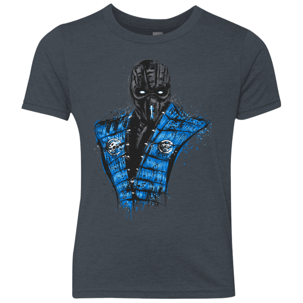 T-Shirts Vintage Navy / YXS Mortal Ice Youth Triblend T-Shirt