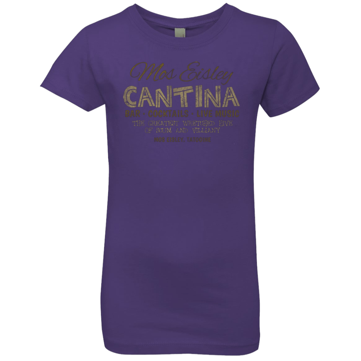 T-Shirts Purple Rush / YXS Mos Eisley Cantina Girls Premium T-Shirt