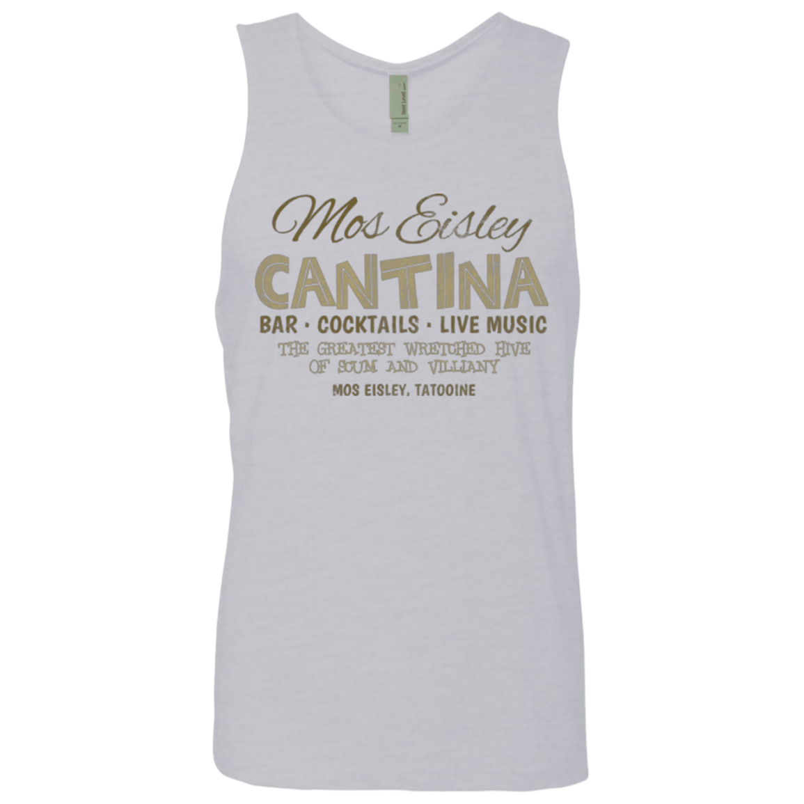 T-Shirts Heather Grey / Small Mos Eisley Cantina Men's Premium Tank Top