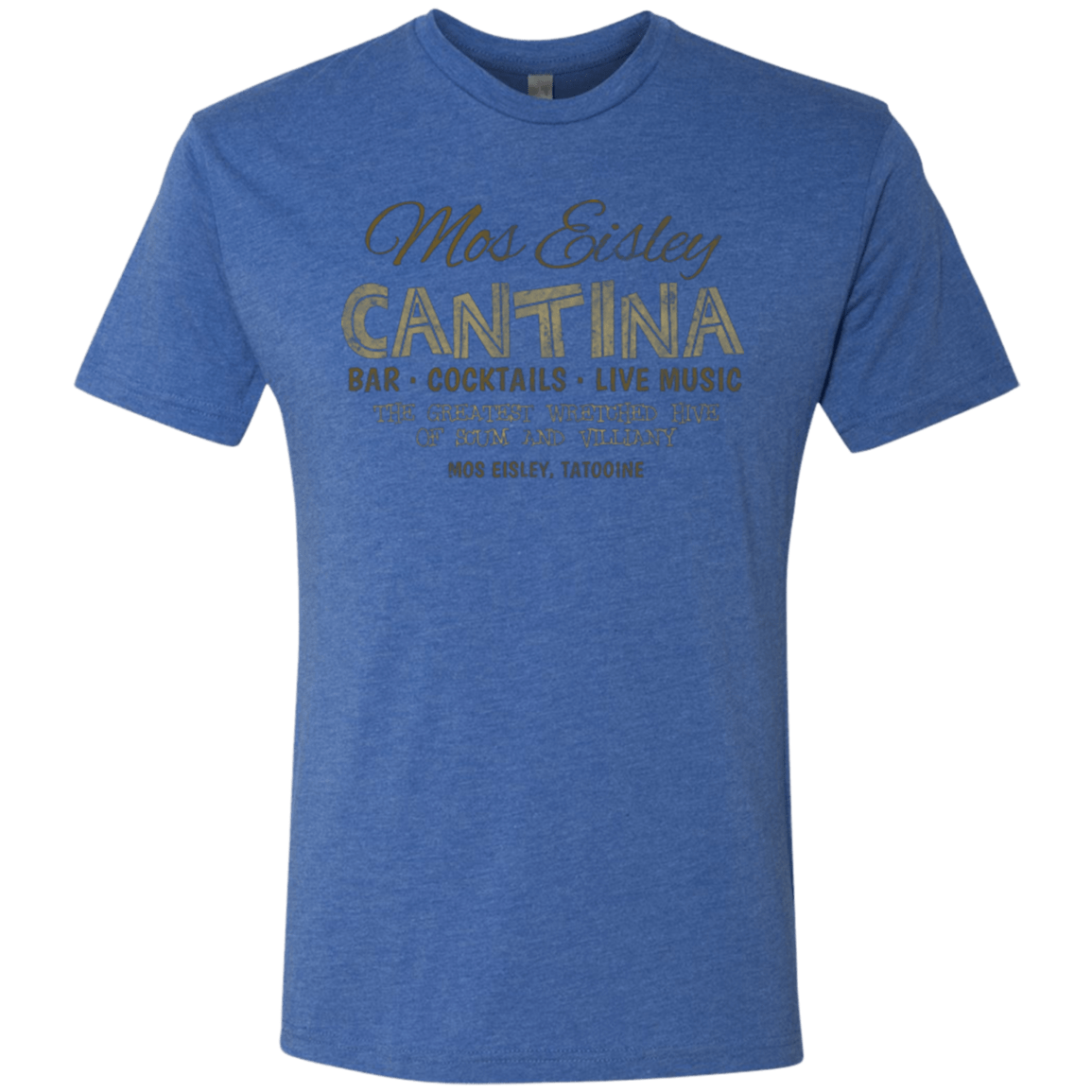 T-Shirts Vintage Royal / Small Mos Eisley Cantina Men's Triblend T-Shirt