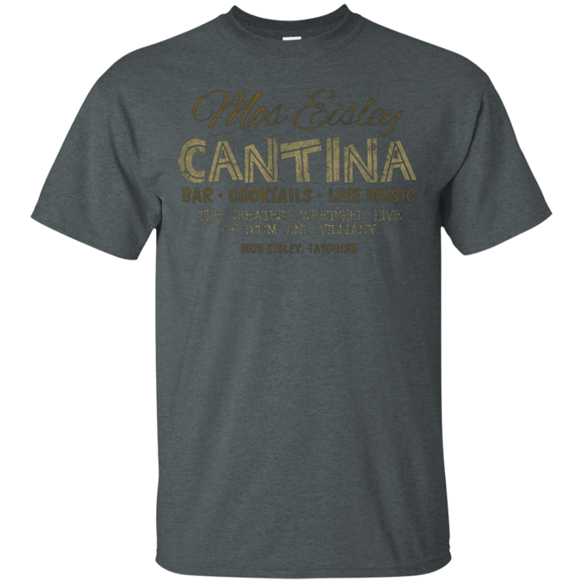 T-Shirts Dark Heather / Small Mos Eisley Cantina T-Shirt