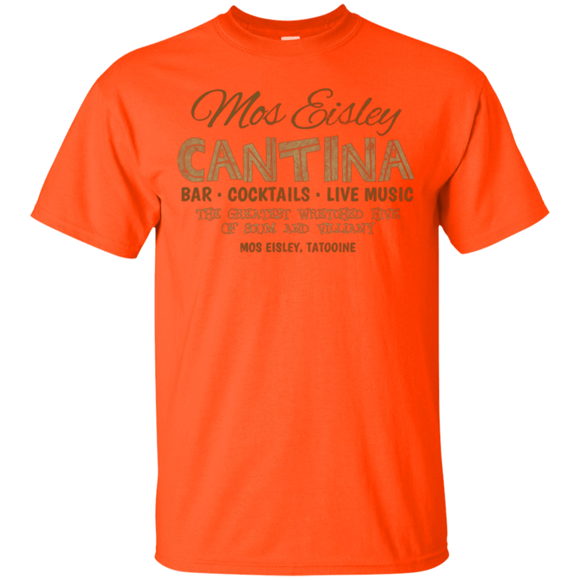 T-Shirts Orange / Small Mos Eisley Cantina T-Shirt