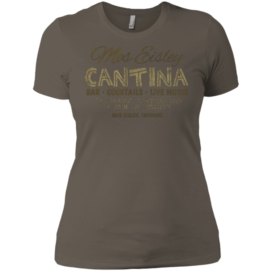 T-Shirts Warm Grey / X-Small Mos Eisley Cantina Women's Premium T-Shirt