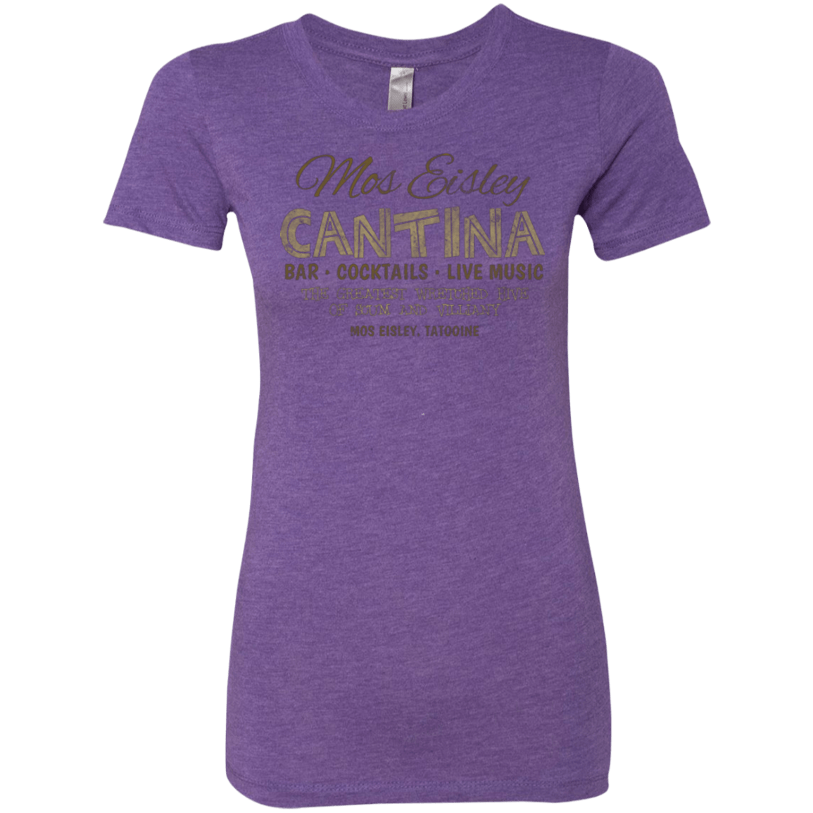 T-Shirts Purple Rush / Small Mos Eisley Cantina Women's Triblend T-Shirt