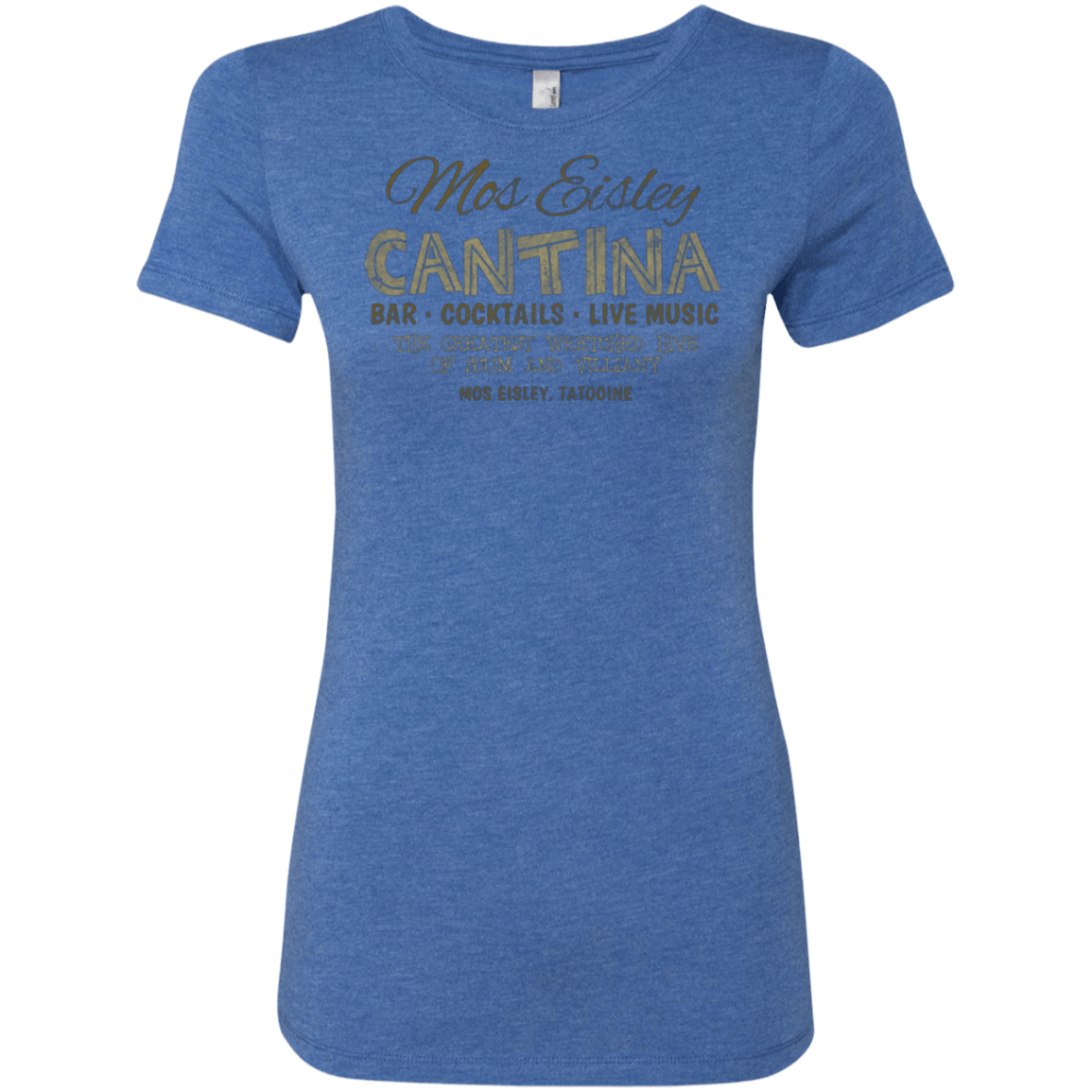 T-Shirts Vintage Royal / Small Mos Eisley Cantina Women's Triblend T-Shirt