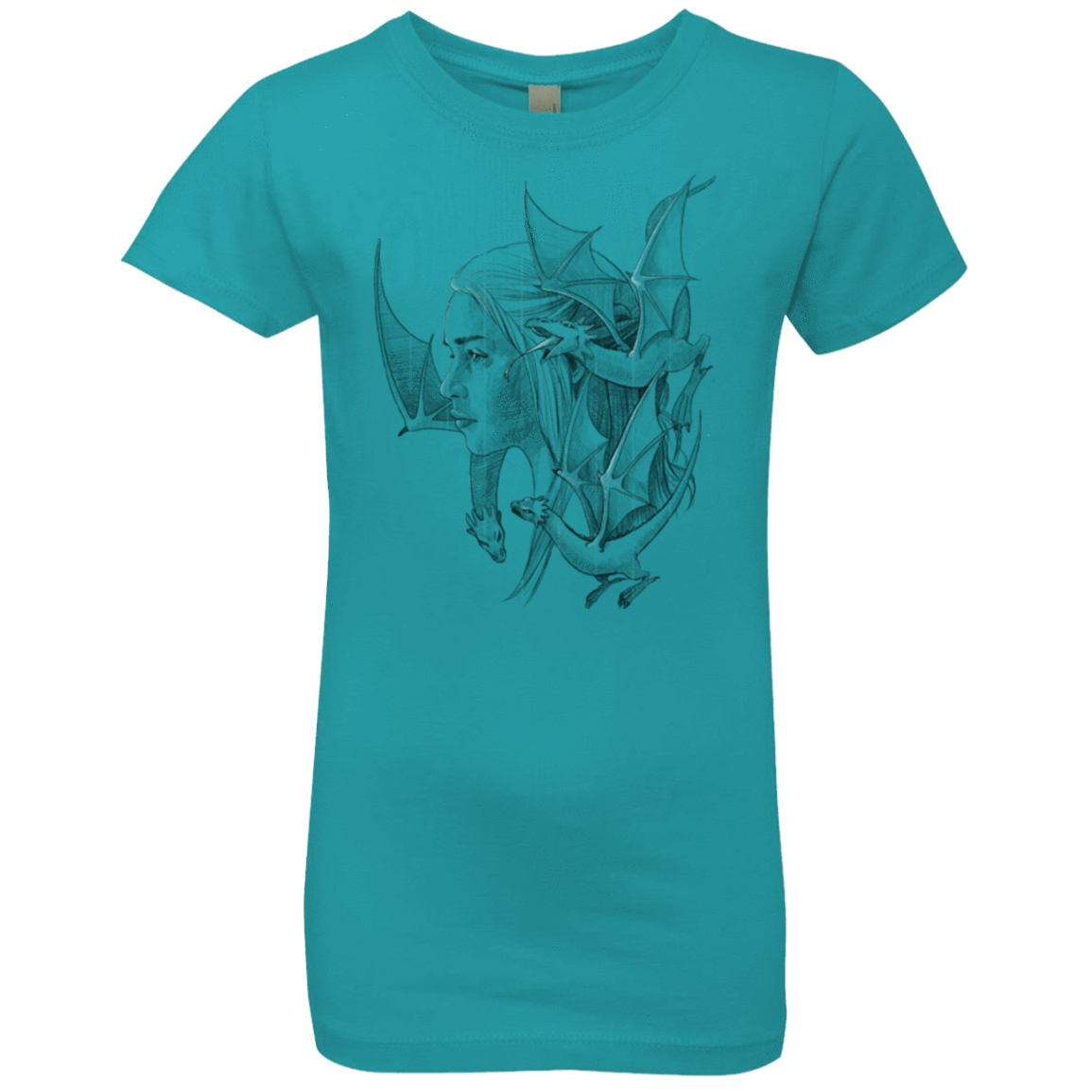 T-Shirts Tahiti Blue / YXS Mother Girls Premium T-Shirt