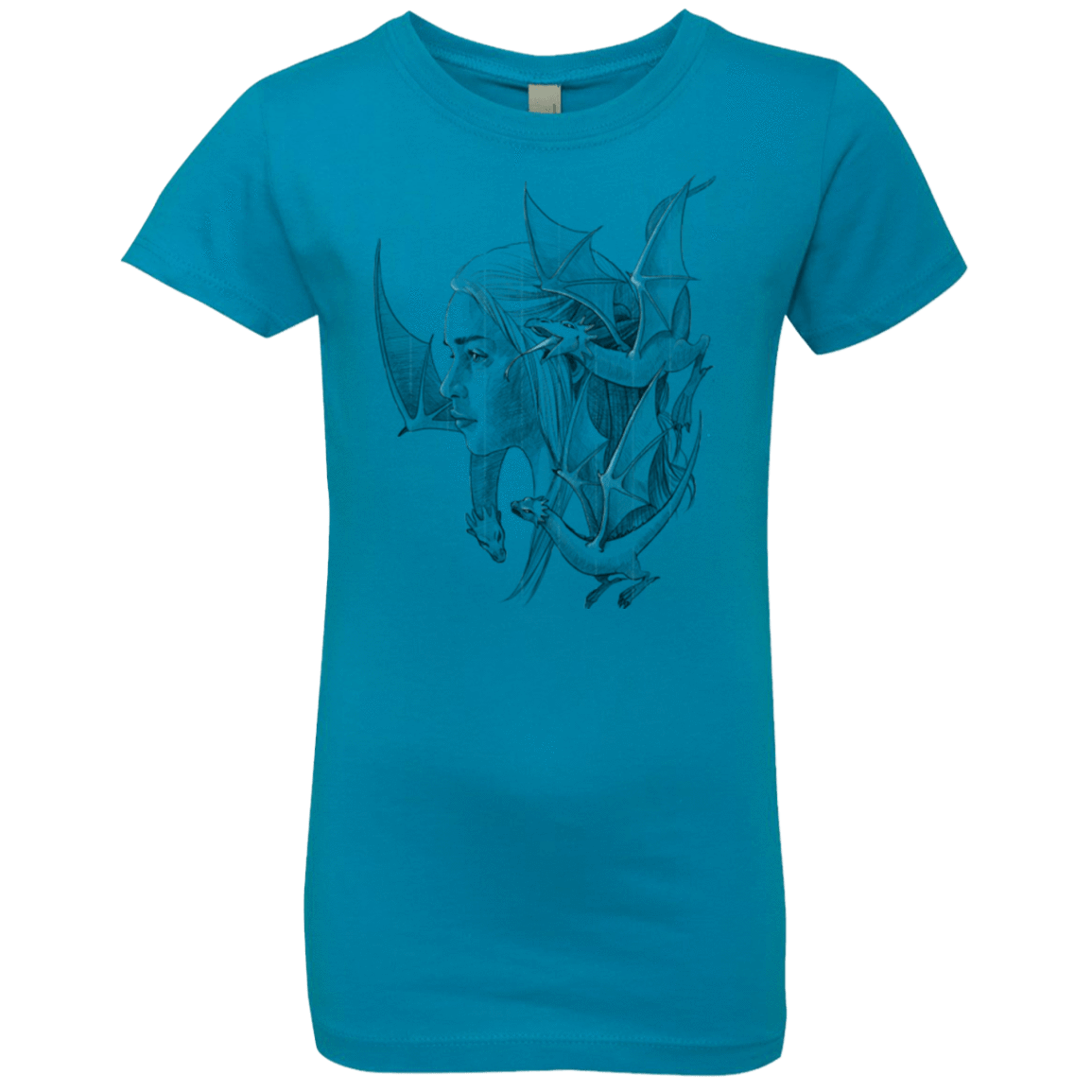 T-Shirts Turquoise / YXS Mother Girls Premium T-Shirt