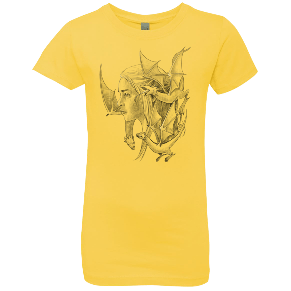 T-Shirts Vibrant Yellow / YXS Mother Girls Premium T-Shirt