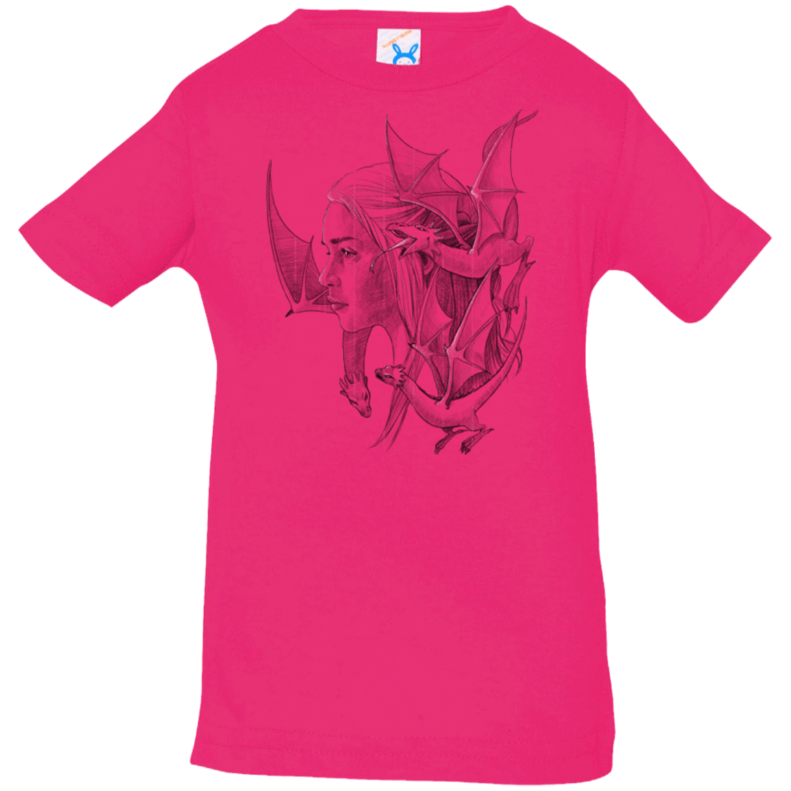 T-Shirts Hot Pink / 6 Months Mother Infant Premium T-Shirt