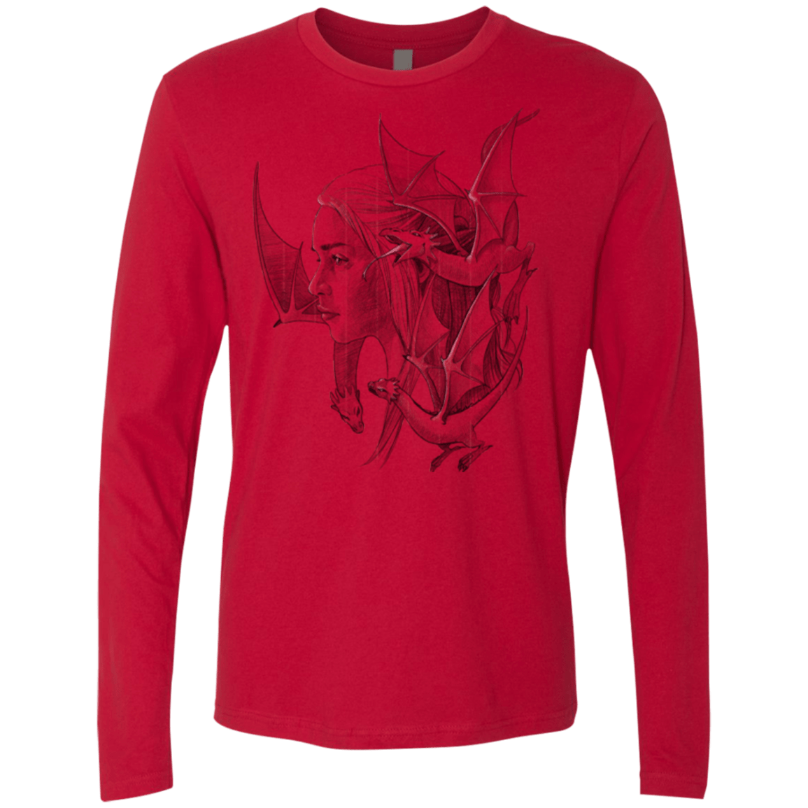 T-Shirts Red / Small Mother Men's Premium Long Sleeve