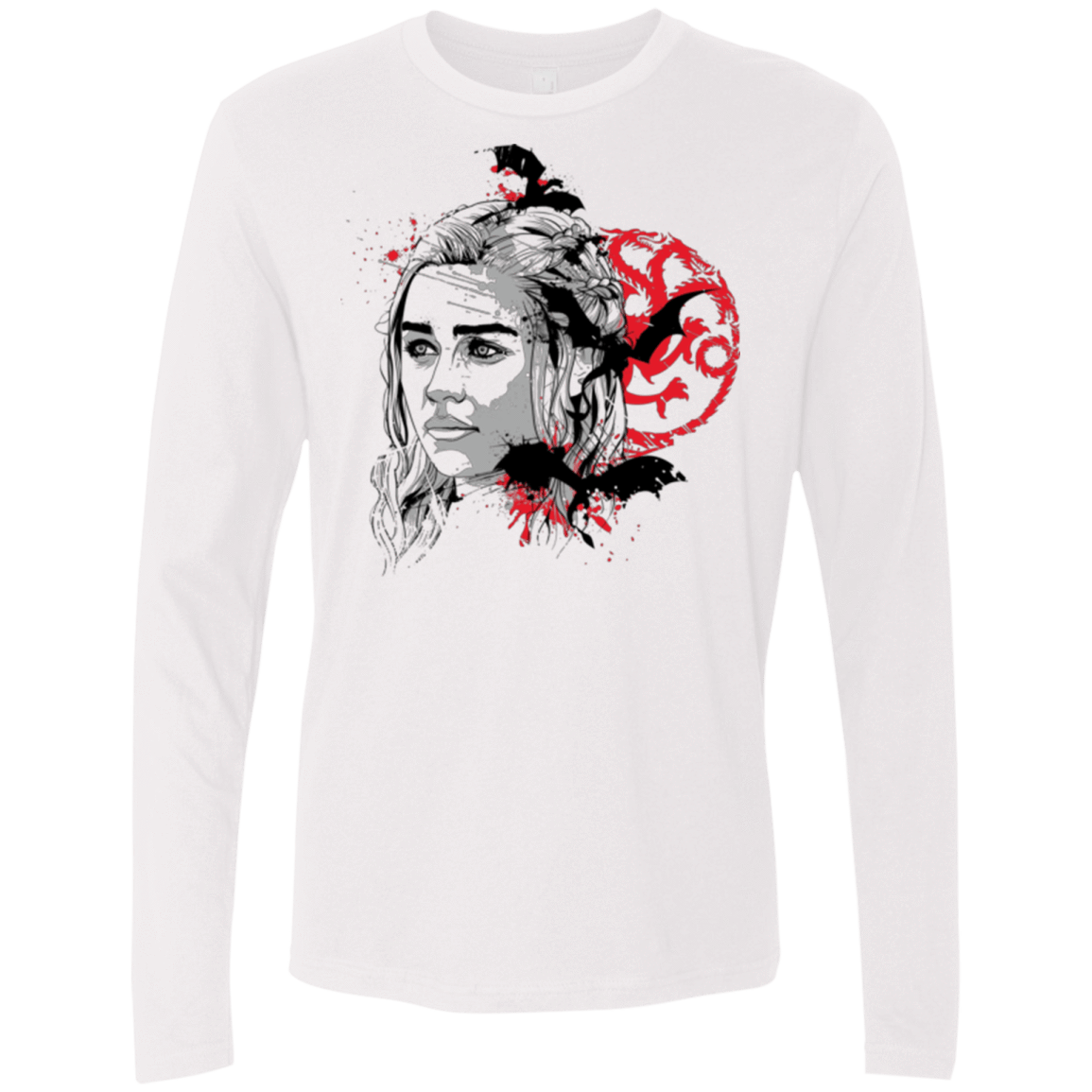 T-Shirts White / Small MOTHER OF DRAGONS (1) Men's Premium Long Sleeve