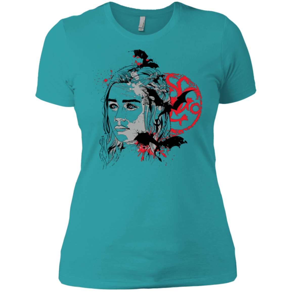 T-Shirts Tahiti Blue / X-Small MOTHER OF DRAGONS (1) Women's Premium T-Shirt