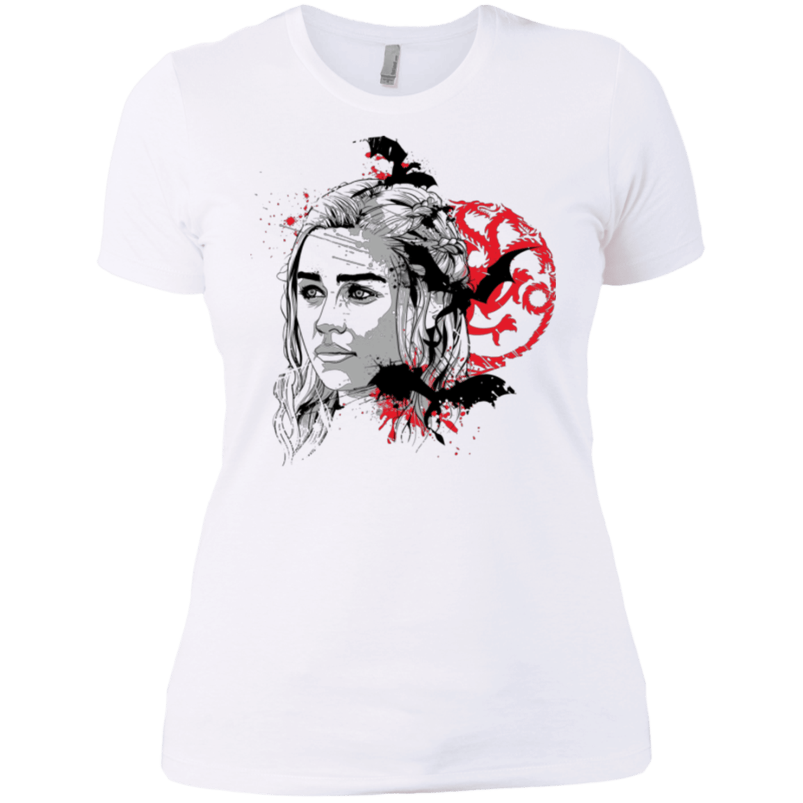 T-Shirts White / X-Small MOTHER OF DRAGONS (1) Women's Premium T-Shirt