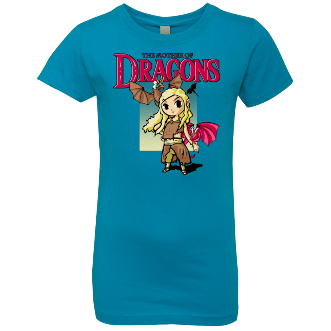 T-Shirts Turquoise / YXS Mother of Dragons Girls Premium T-Shirt