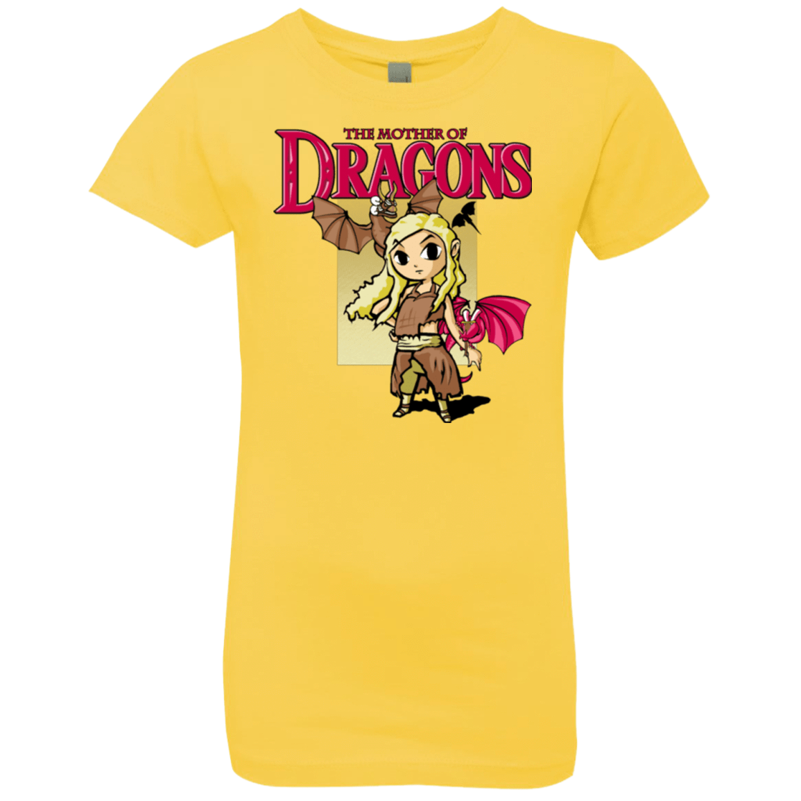 T-Shirts Vibrant Yellow / YXS Mother of Dragons Girls Premium T-Shirt