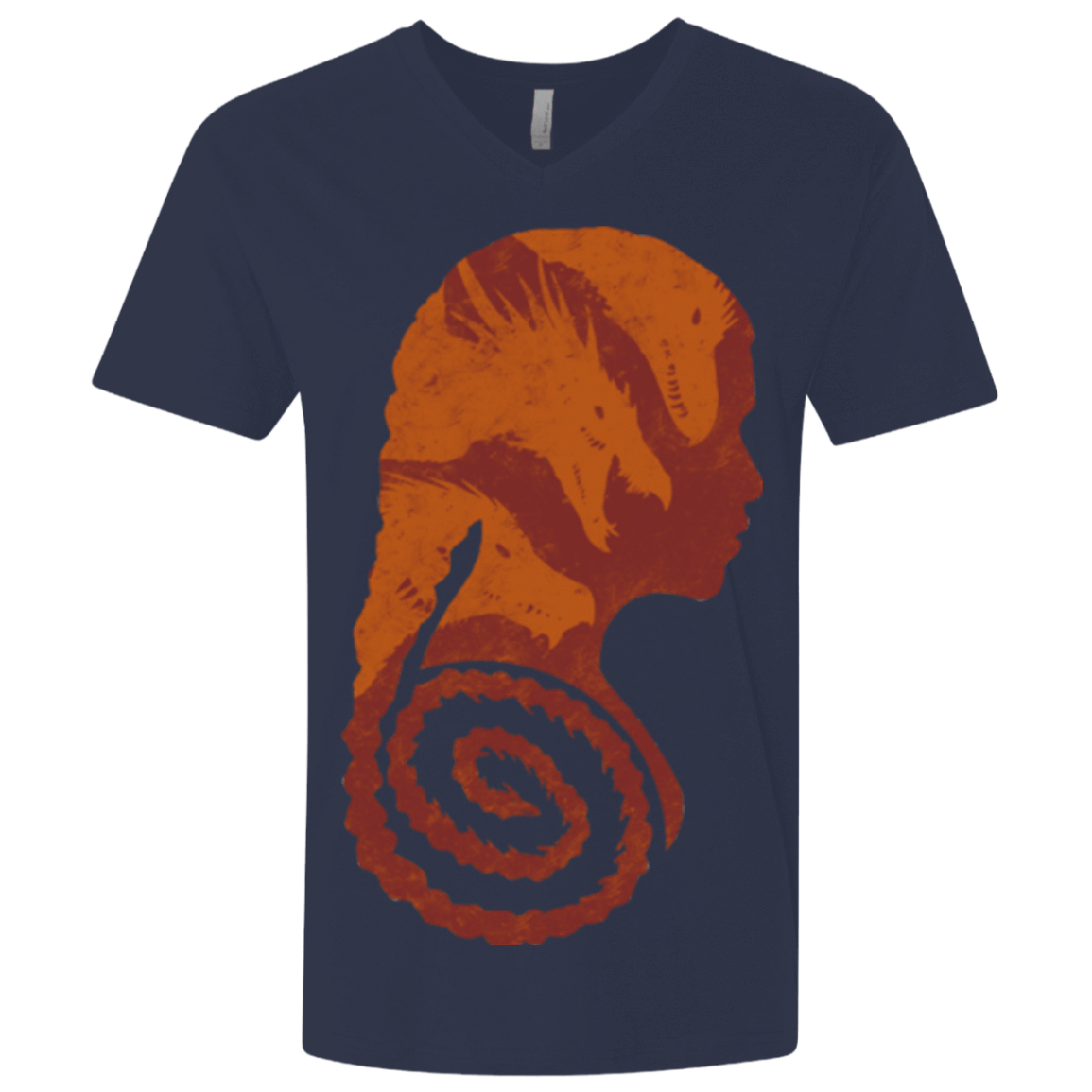 T-Shirts Midnight Navy / X-Small Mother of Dragons Men's Premium V-Neck