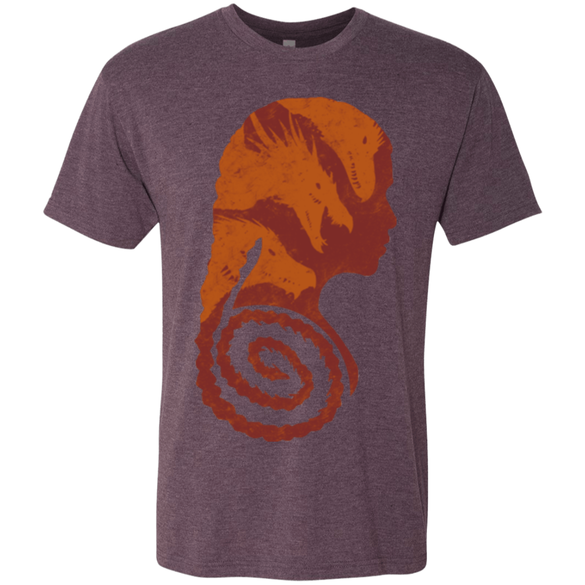 T-Shirts Vintage Purple / Small Mother of Dragons Men's Triblend T-Shirt