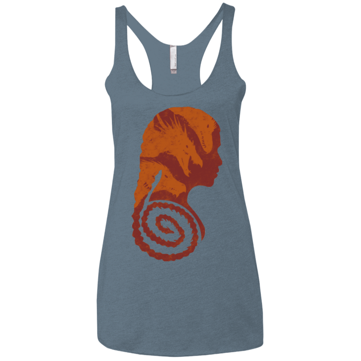 T-Shirts Indigo / X-Small Mother of Dragons Women's Triblend Racerback Tank