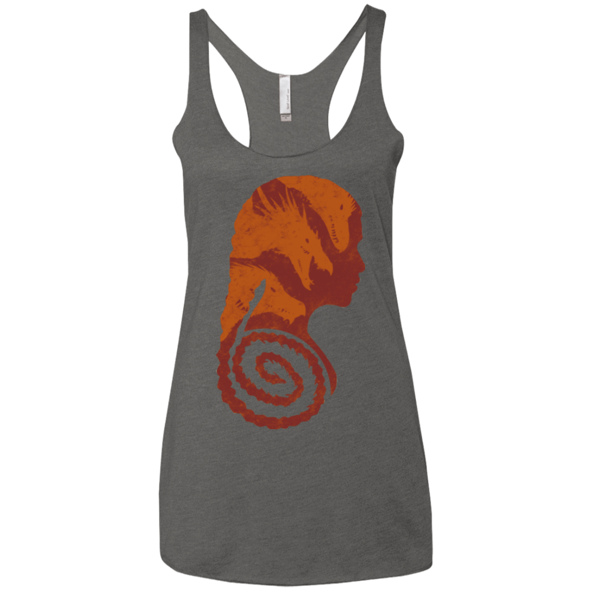 T-Shirts Premium Heather / X-Small Mother of Dragons Women's Triblend Racerback Tank