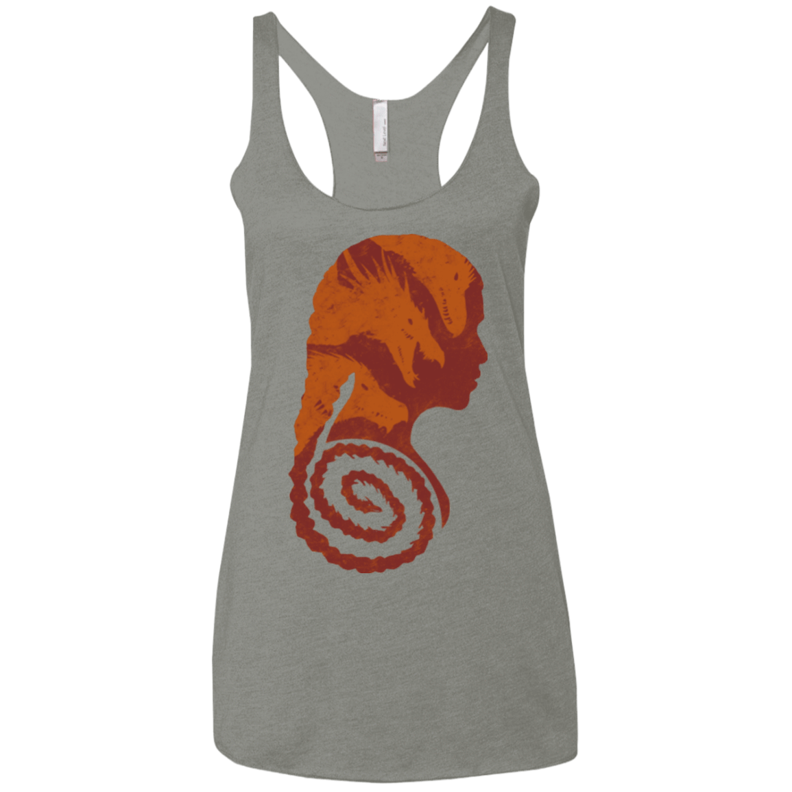 T-Shirts Venetian Grey / X-Small Mother of Dragons Women's Triblend Racerback Tank