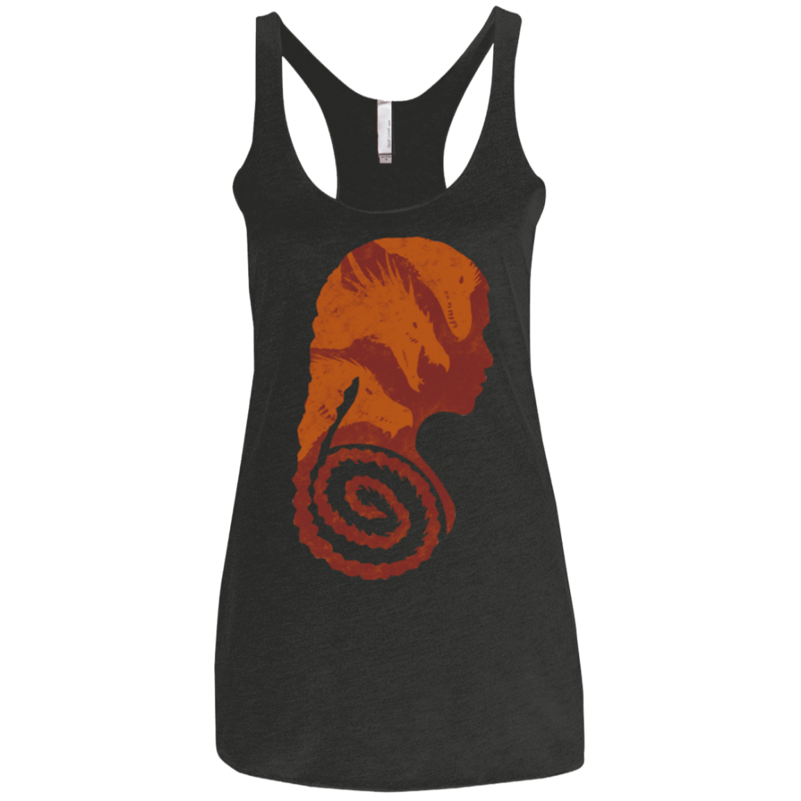 T-Shirts Vintage Black / X-Small Mother of Dragons Women's Triblend Racerback Tank