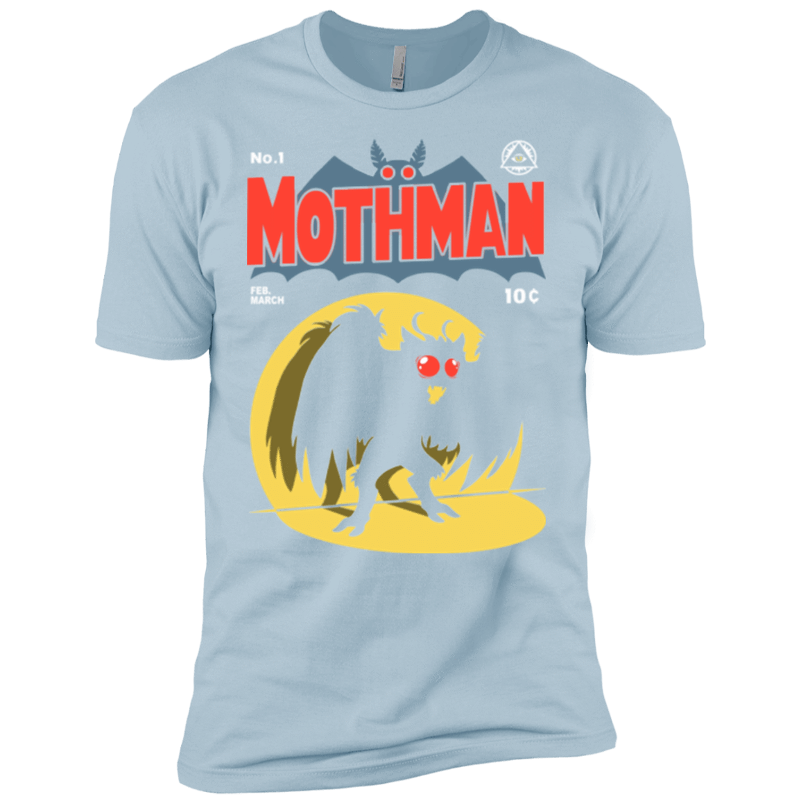 T-Shirts Light Blue / YXS Mothman Boys Premium T-Shirt