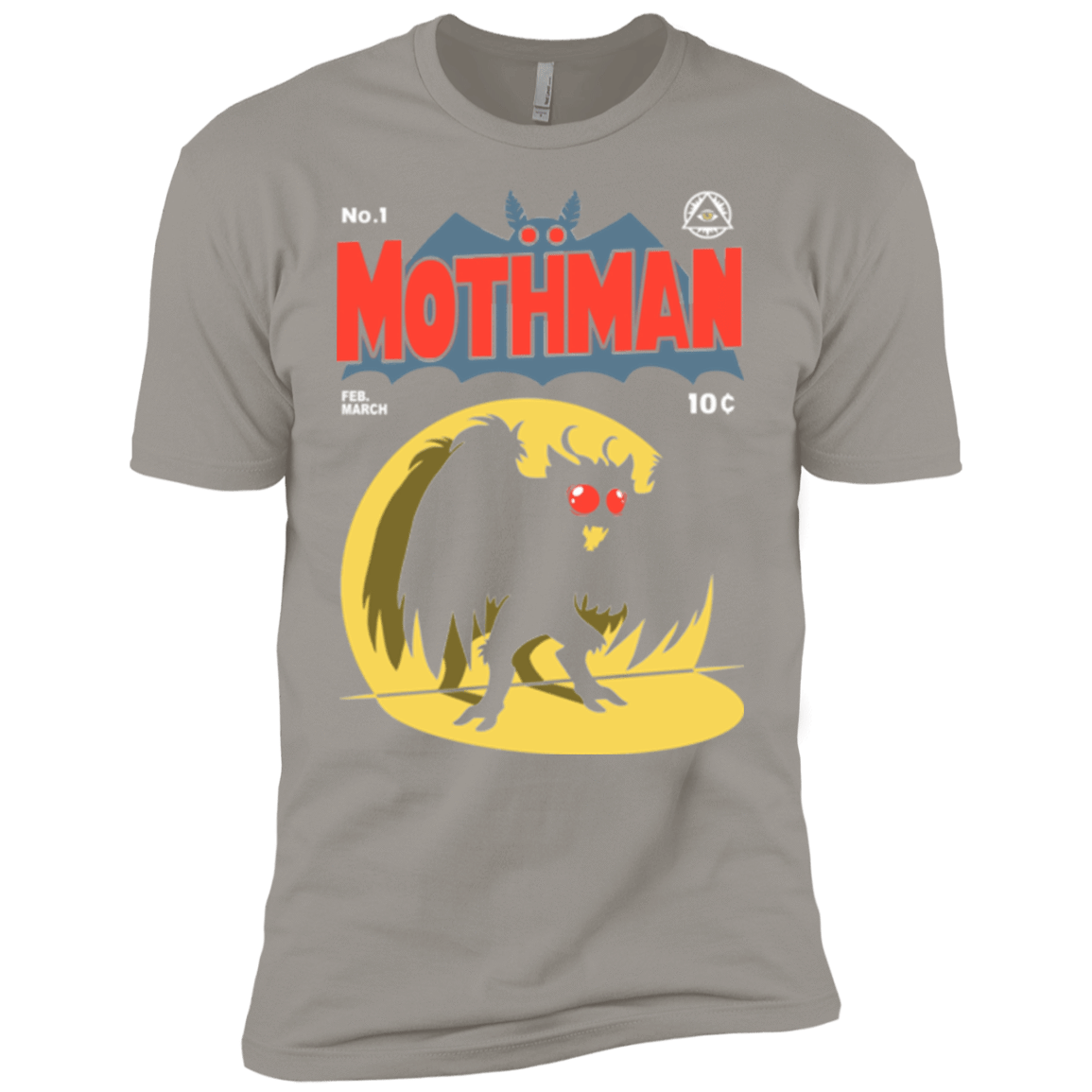T-Shirts Light Grey / YXS Mothman Boys Premium T-Shirt