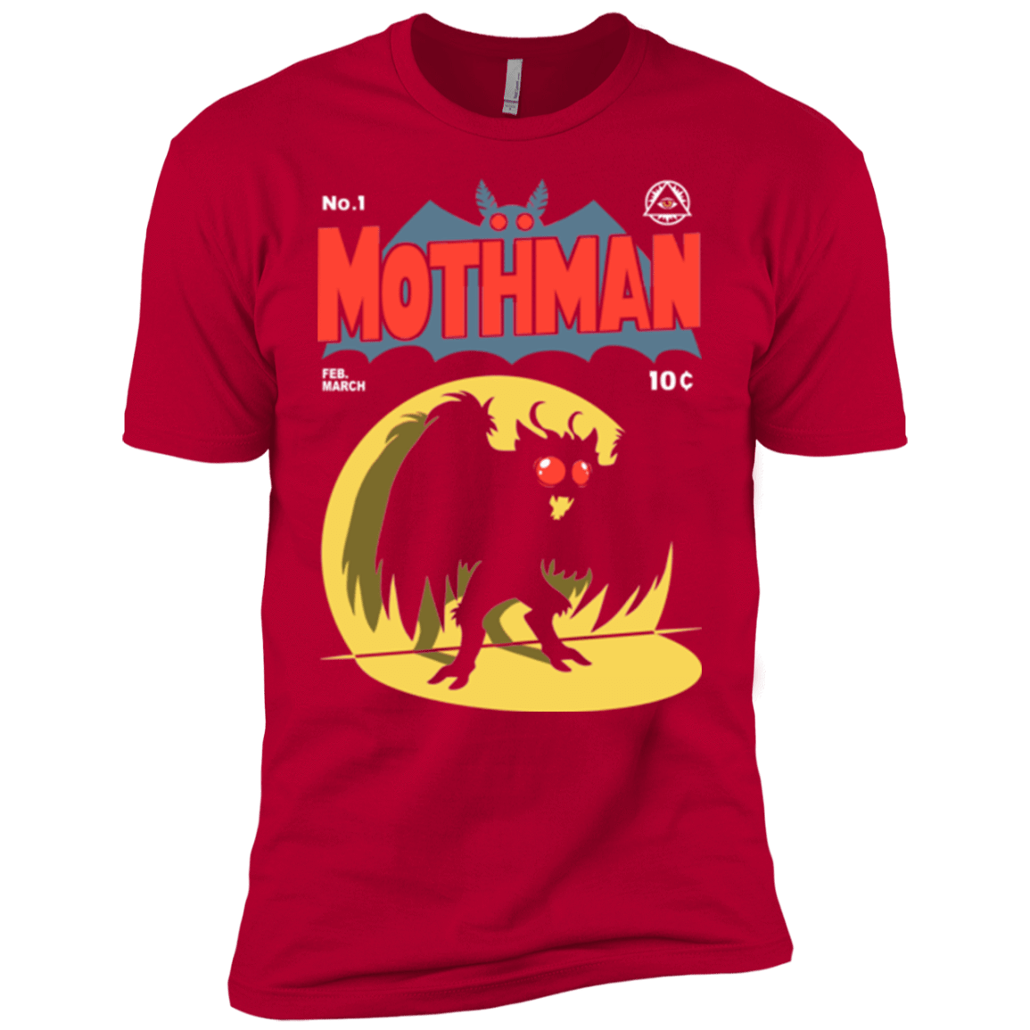 T-Shirts Red / YXS Mothman Boys Premium T-Shirt