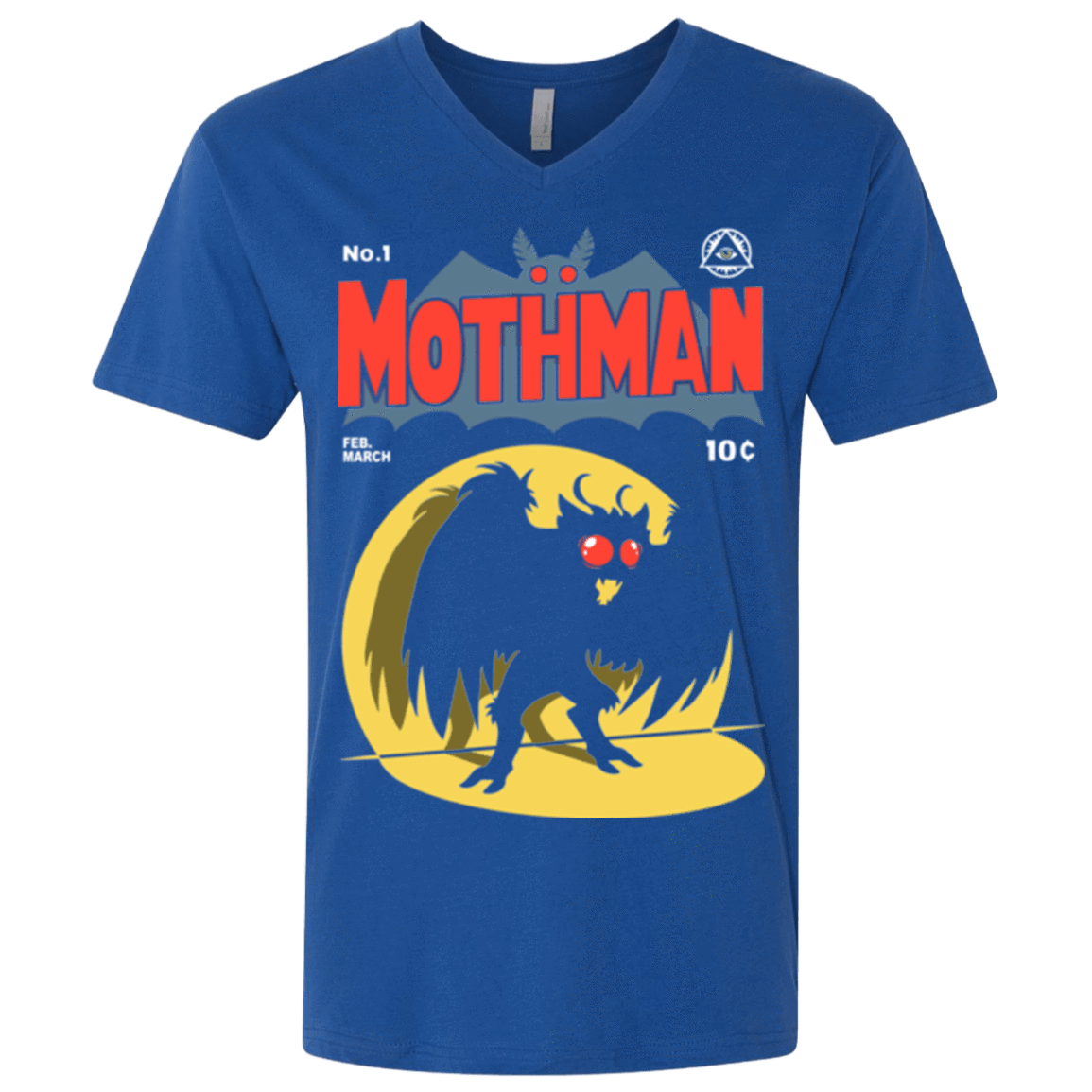 T-Shirts Royal / X-Small Mothman Men's Premium V-Neck